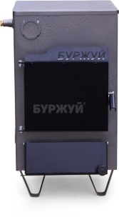 Котел твердотопливный Буржуй К-15 кВт дымоход назад (4 мм). Фото 2